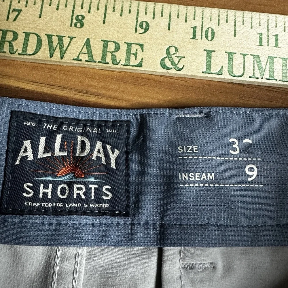 Faherty Shorts Mens 32 All Day Chino 9 In Stretch Casual Summer Performance
